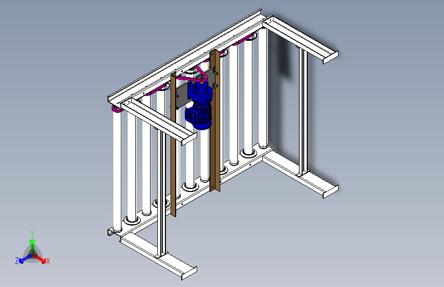 提升机proe三维图  1342136