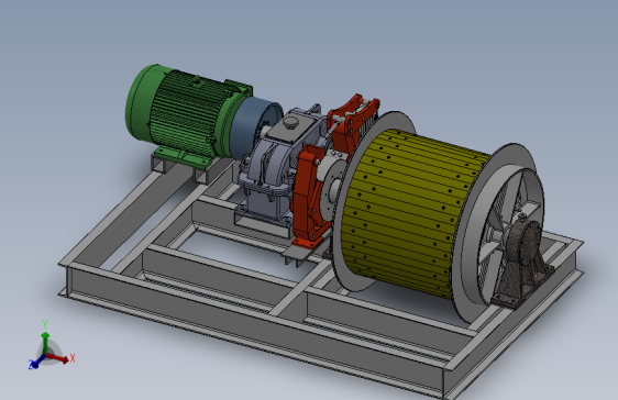 矿用绞车模型1262349
