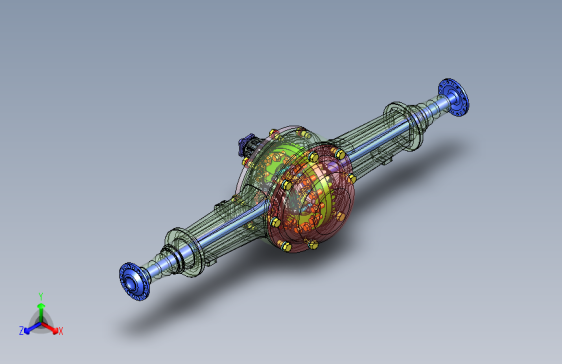 轻型卡车驱动桥总成1040412
