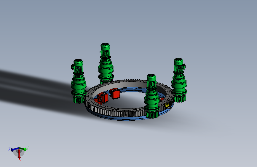 风力发电机偏航系统 1674627