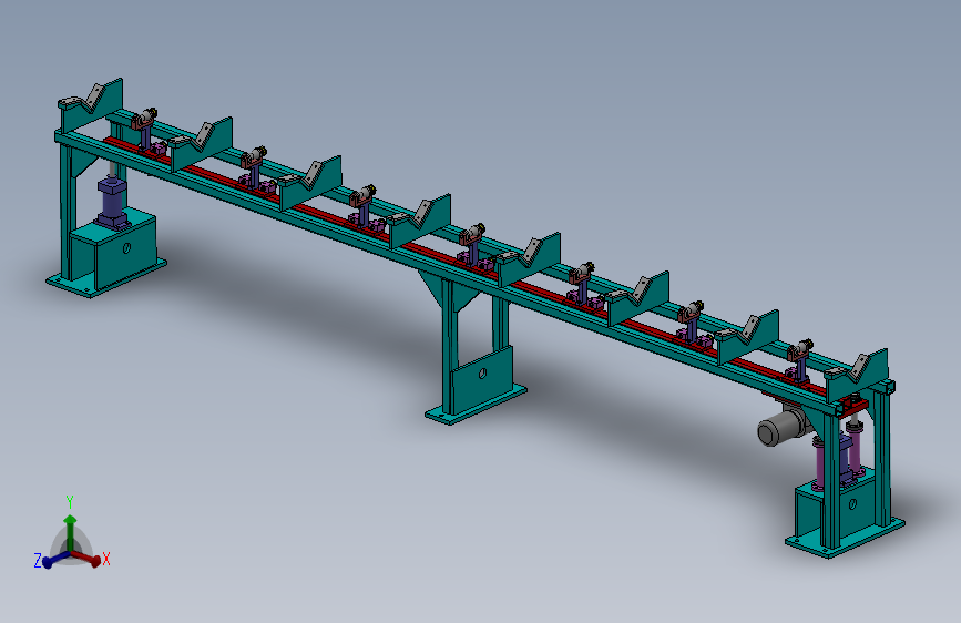 金属管棒材送料机构829943
