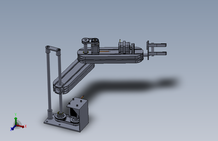 棉花采集机械手的设计(含CAD零件图装配图,SolidWorks三维图)
