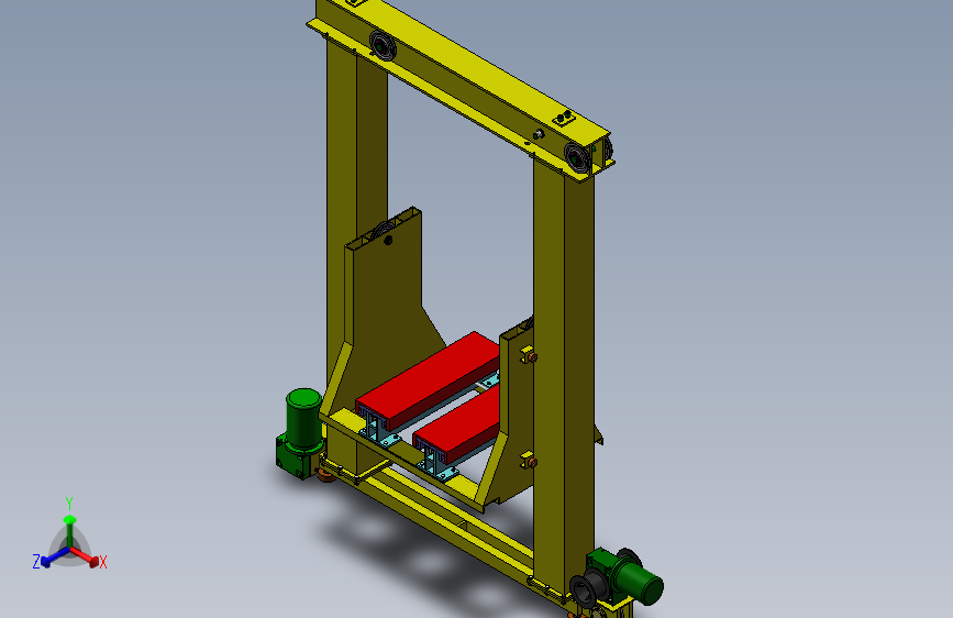 自动化立体仓库堆垛机设计含SW三维+二维+说明443602
