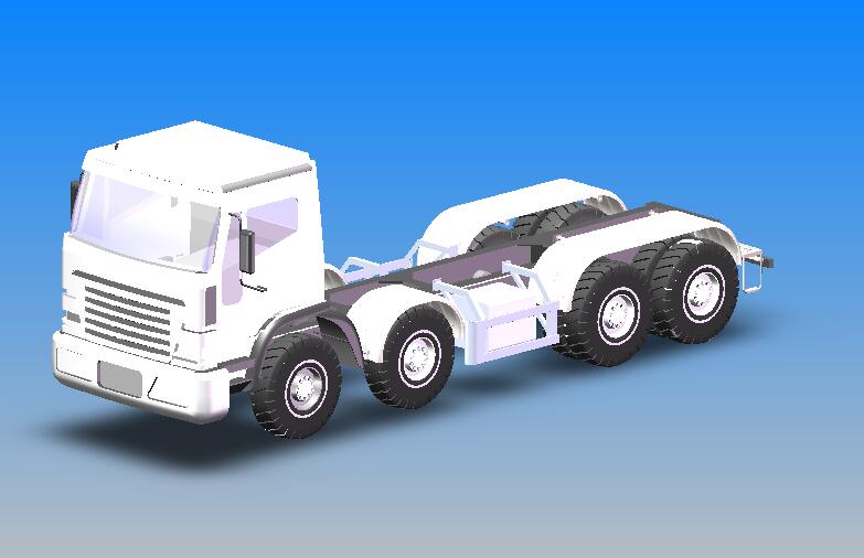 8X4运油车三维模型502069