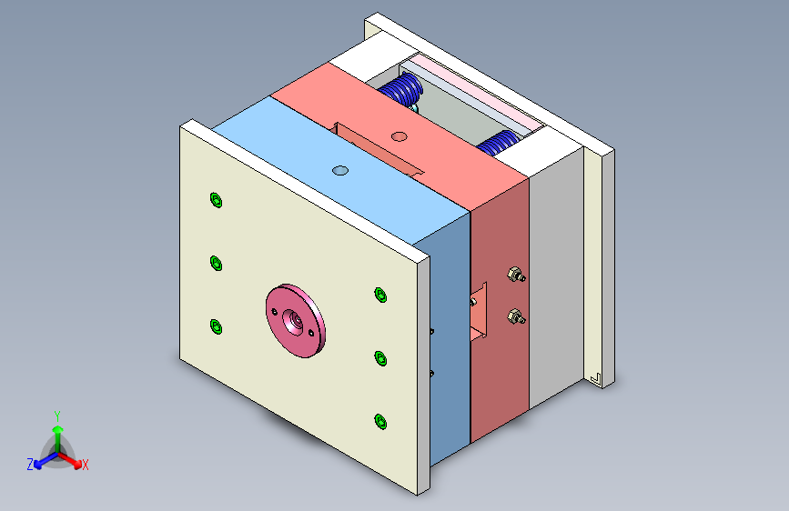 汽车灯罩前壳盖注塑模具设计1396105