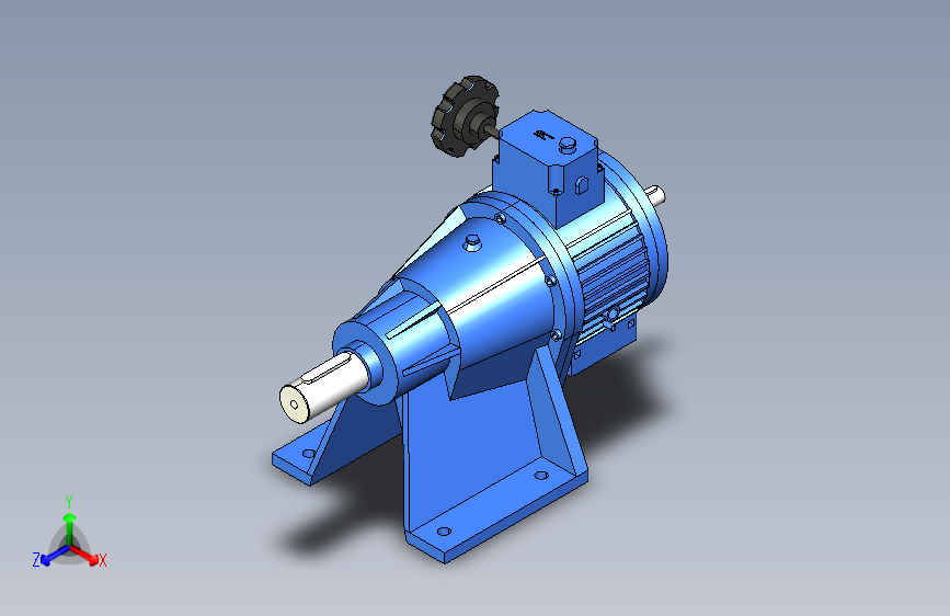 MB-2C单级卧式轴输入齿轮减速机22-2CV1