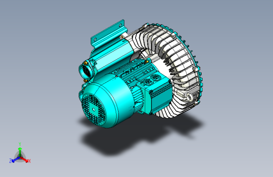 2HB710-7AH37 4KW单叶轮高压鼓风机高压风机旋涡气泵无油真空泵