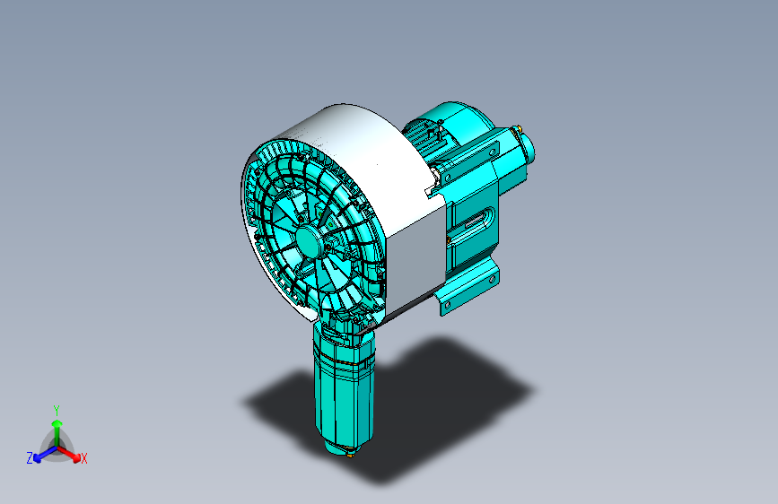 2HB220-7HH26 0.7KW双叶轮高压鼓风机高压风机旋涡气泵无油真空泵