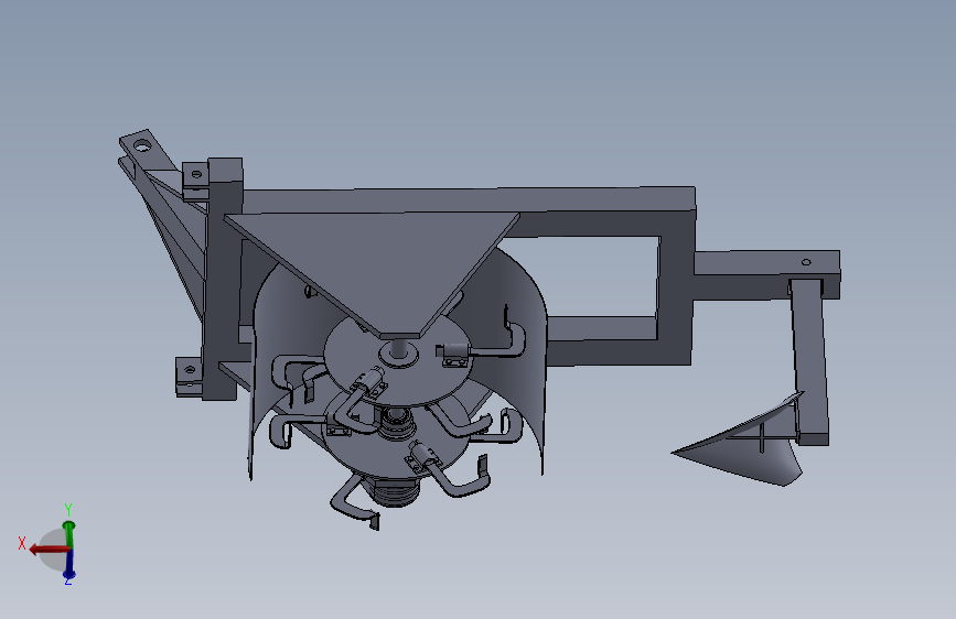 新疆地区果园开沟机设计-圆盘开沟机【含三维图】1392153