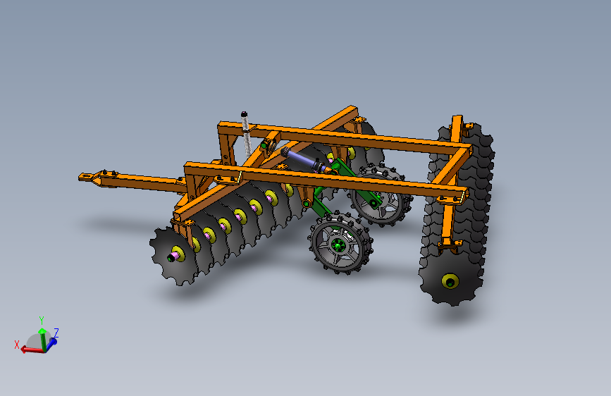 悬挂式液压重耙设计SW2018 1470894