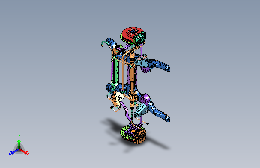 轿车前桥及悬挂系统总成1424968