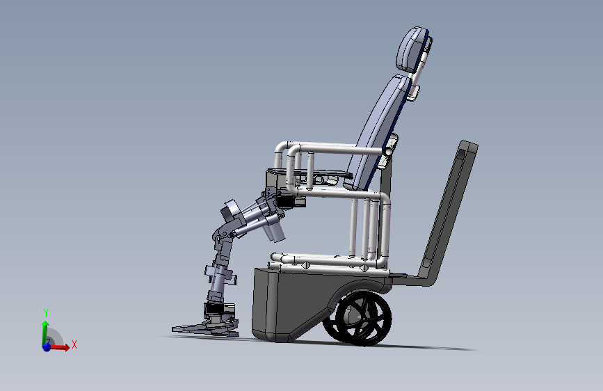 基于SW坐卧式下肢康复机器人机械结构设计1704519