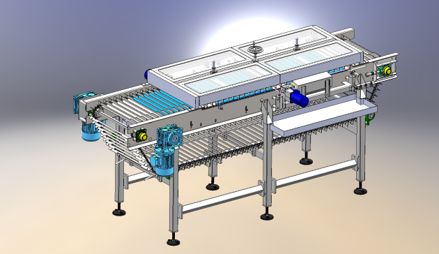 高速苹果削皮、去核、切瓣一体机486024
