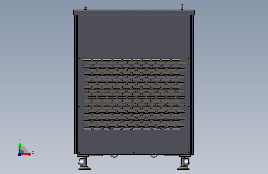 防爆箱子 正面视图