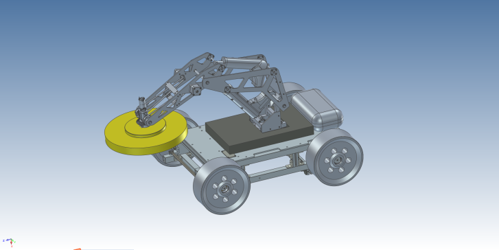 船体外壁除锈作业机器人cad+三维