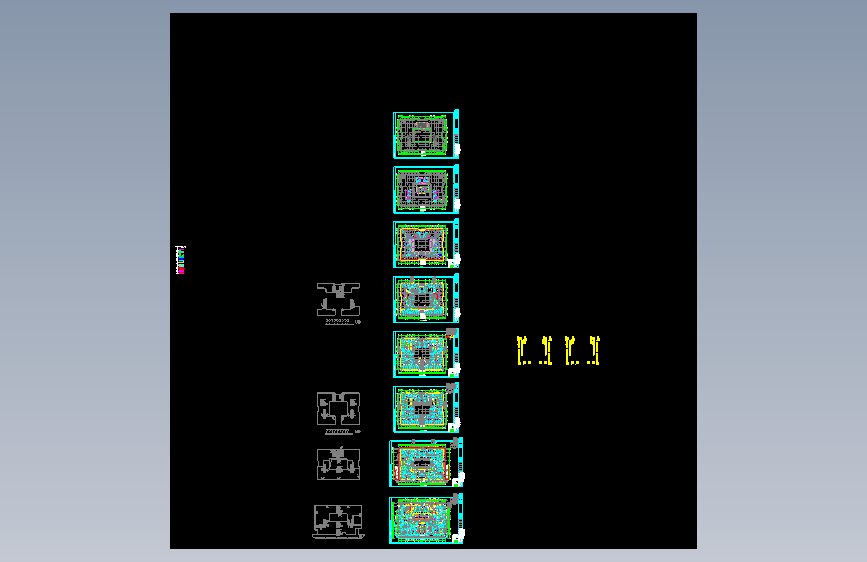 06 精神病专科综合楼给排水及消防平面图