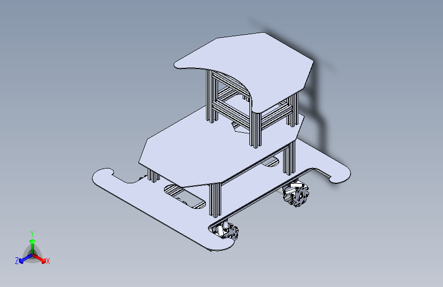 轮式机器人底座