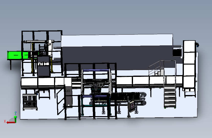 自动线过炉固化线体