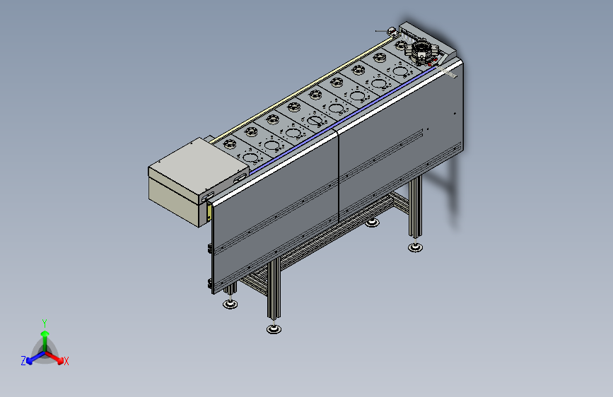 定子链板输送线