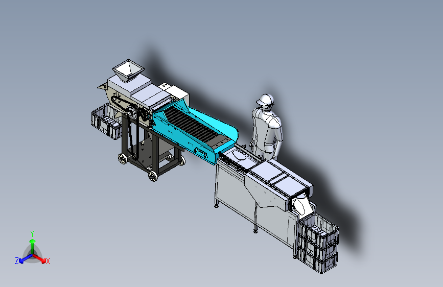 农产品自动化分拣生产线