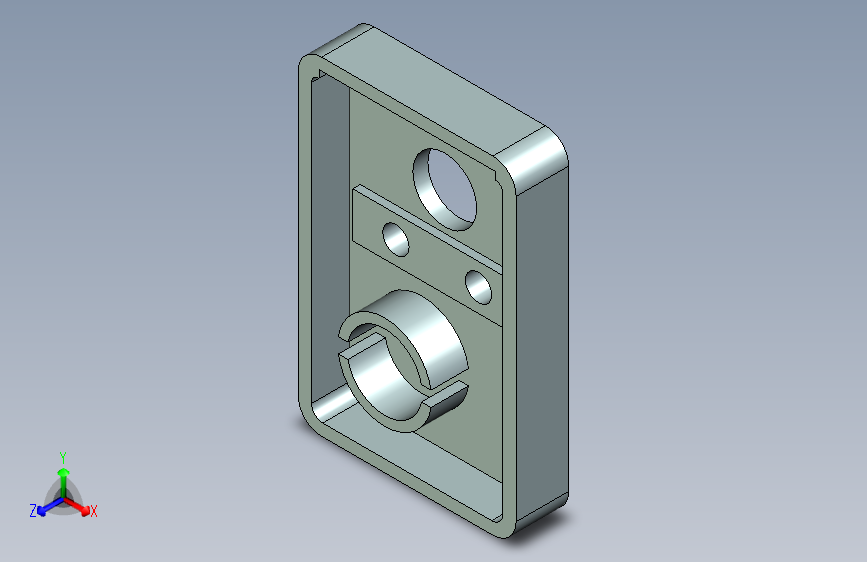 端盖注塑塑料模具设计