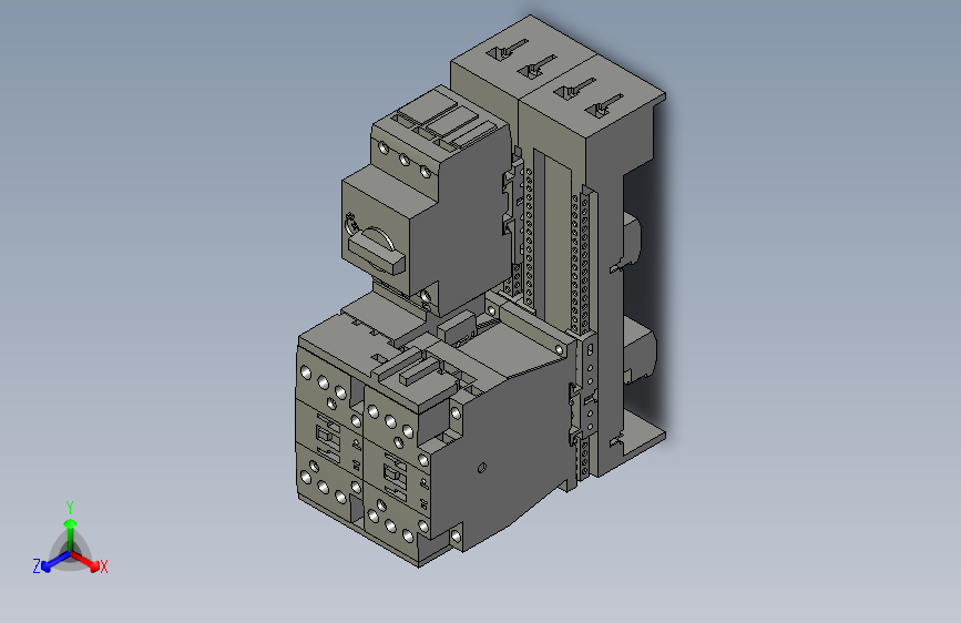 网络电线交换机 三维模型