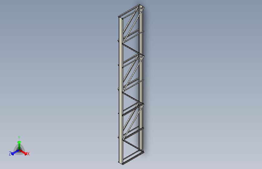 格构 6 X 1 与 U 6_ 梁，带有 1.1_2_ X 1_4 的坎通尼亚花格。