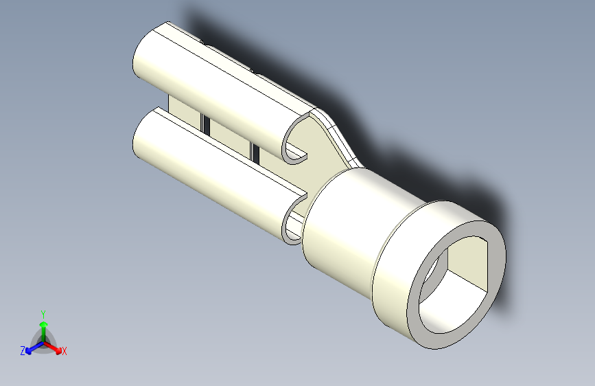 铲形压接连接器