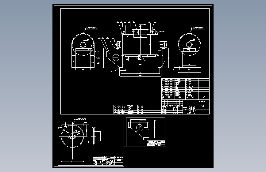 0.3卧式螺带混合机