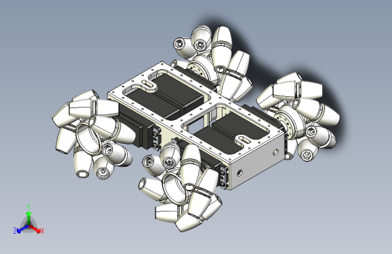 麦克纳姆轮机器人全方位平台