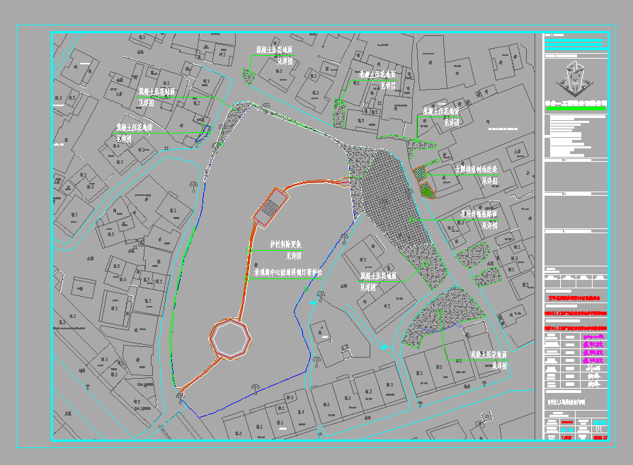 同安村人工湖广场改造及安全护栏维修项目施工图设计