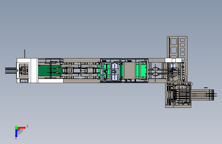 全自动品检贴标喷码堆垛一体自动化平台