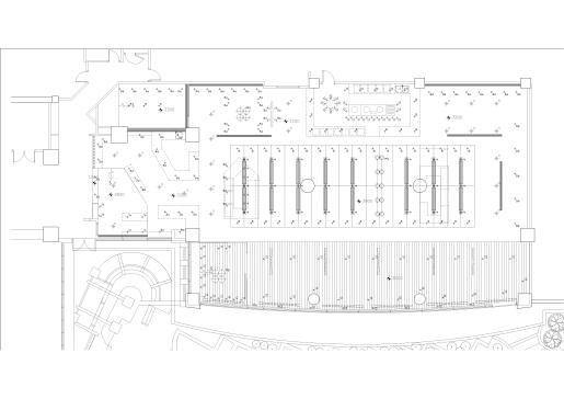 大连香格里拉咖啡厅施工图