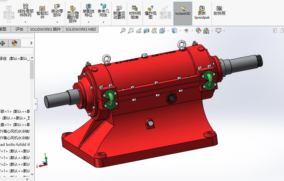 12Y风机轴承座--1236160-100