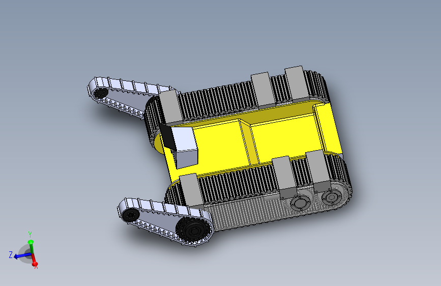 楼宇火灾生命探测机器人的设计【三维SW】=====原始版本