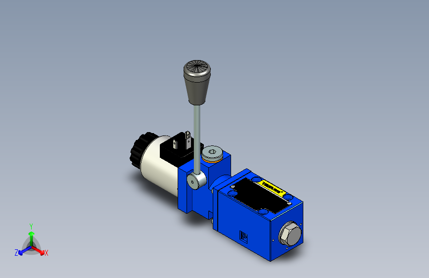 4WEMM6-6XJ电磁手动换向阀（二位阀过渡盖在A端）