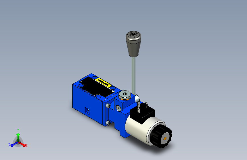 4WEMM6-6XJ电磁手动换向阀（二位阀过渡盖在B端）