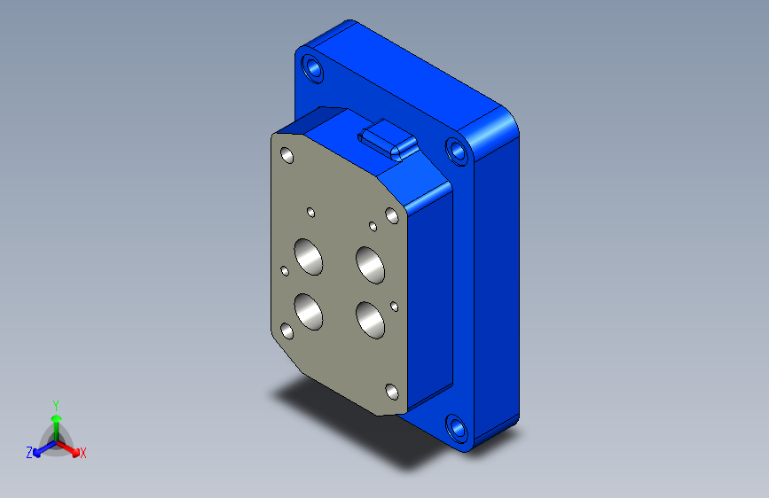 G174-01电液阀底板