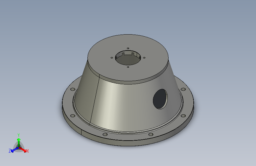 钟形罩PK660-310-127-114.5X114.5-4xM12-W