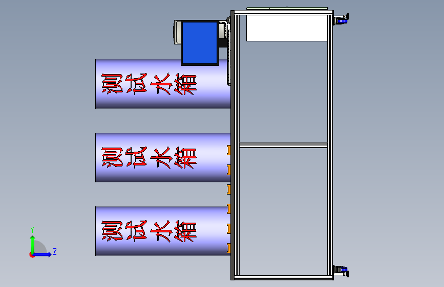 接近传感器绝缘阻搞测试设备 左侧视图