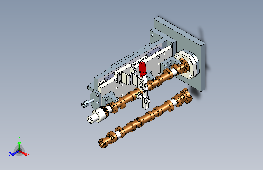 进排气发动机凸轮讯号盘压装夹具 凸轮轴压装夹具