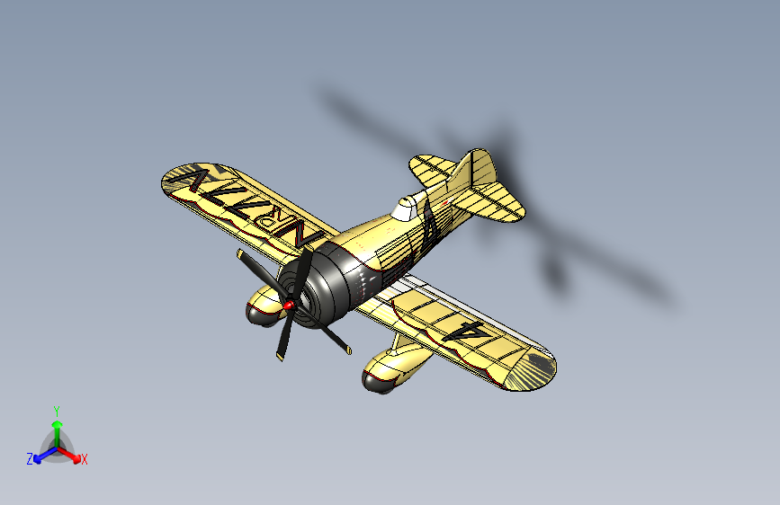 老式玩具战斗机