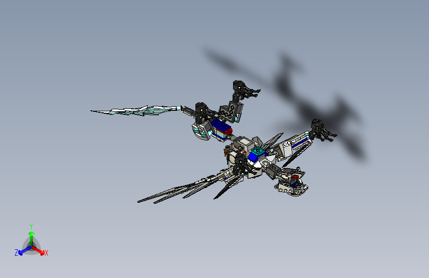 乐高玩具1：1钛金龙