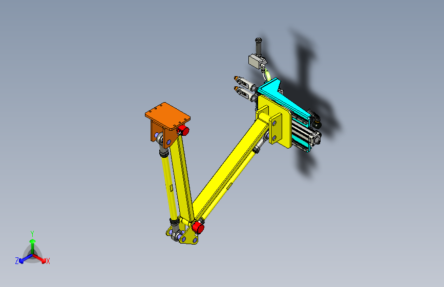两轴拧紧反力臂 机械臂