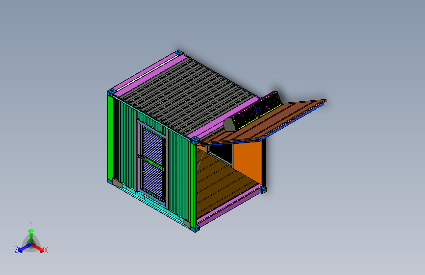 逆变器10英尺集装箱机房
