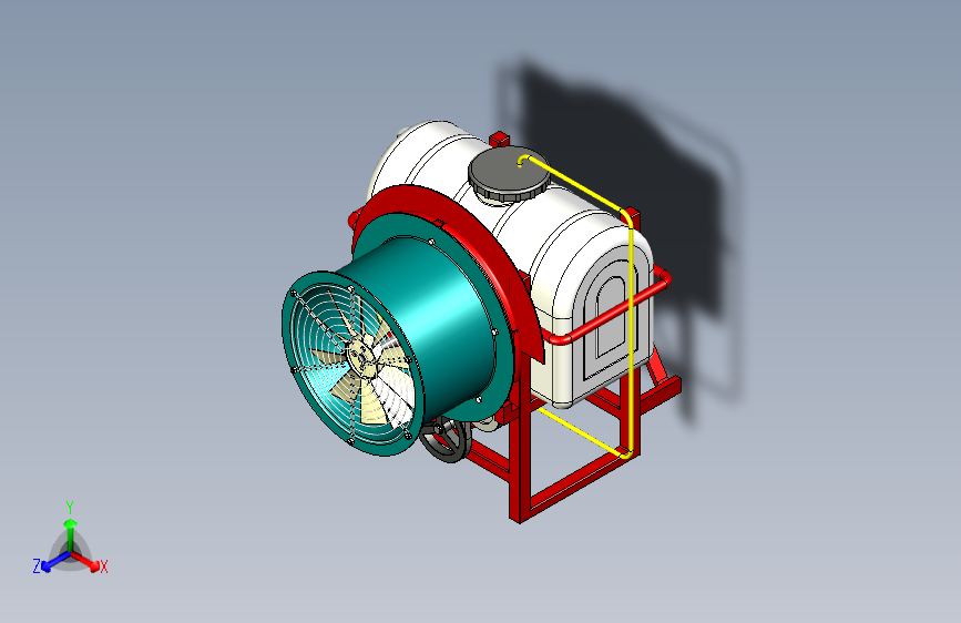 农用机械、风送式农药喷雾机、雾化机