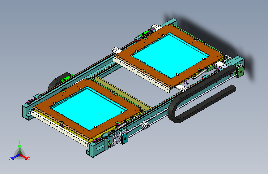 曝光机工作台框