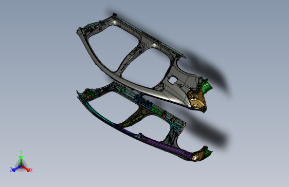 汽车白车身侧围设计