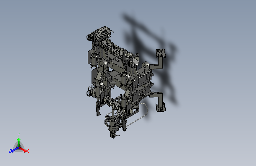 汽车左 右前纵梁前段总成30焊装夹具