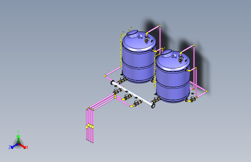 屋顶水箱及管路系统